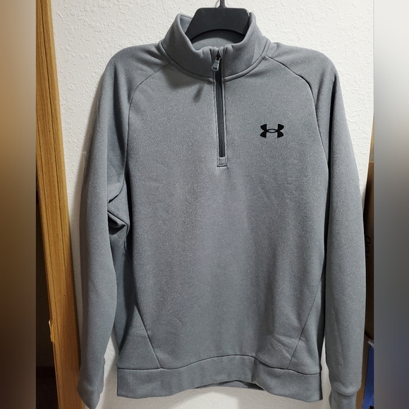NWOT Under Armour Gray Quarter-Zip Pullovern,Medium - Picture 5 of 9